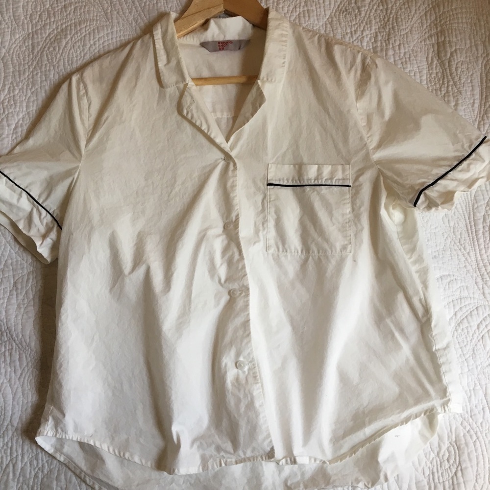 Pajama-style Button Blouse